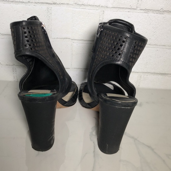 Dolce Vita “Nona” Perforated Leather Heels - Picture 6 of 10